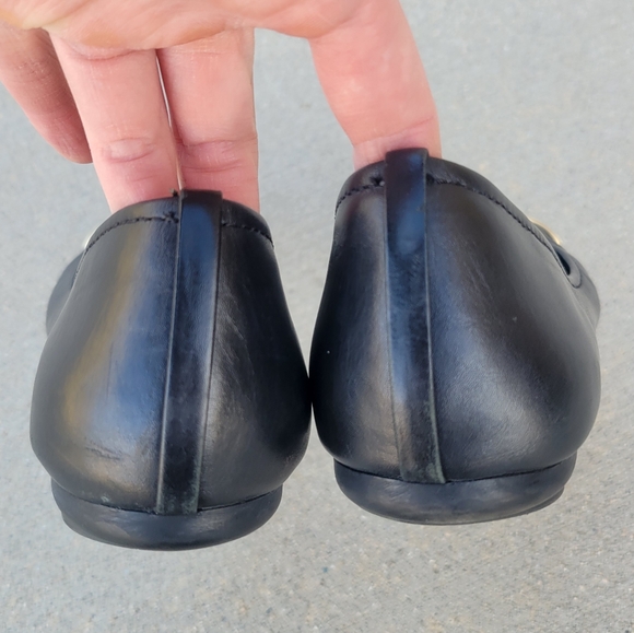 Tory Burch Pacey Cap Toe Black Patent Leather Ballet Flat Women's Size 9.5 - Picture 5 of 8